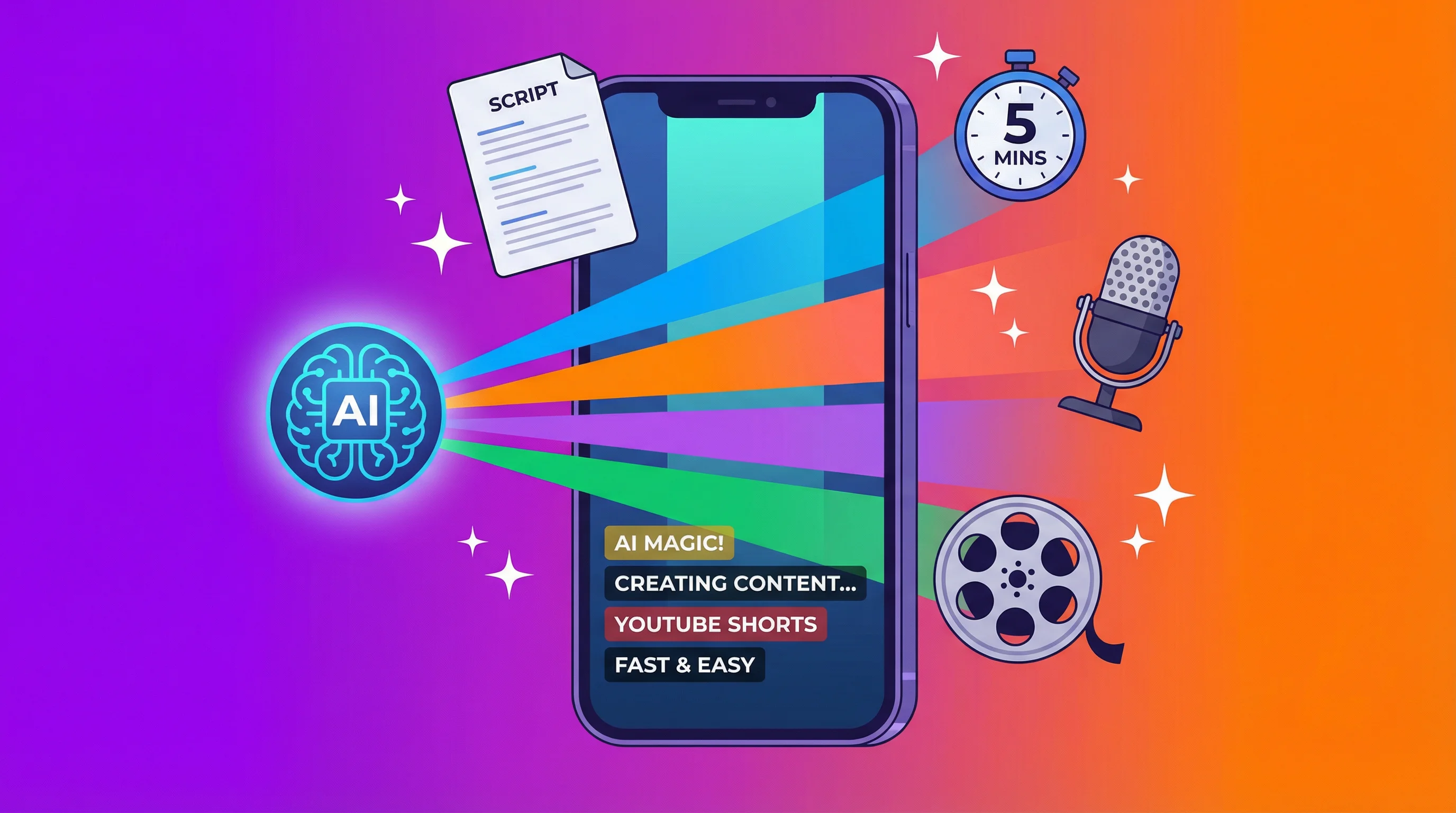 How to Make AI YouTube Shorts in Under 5 Minutes