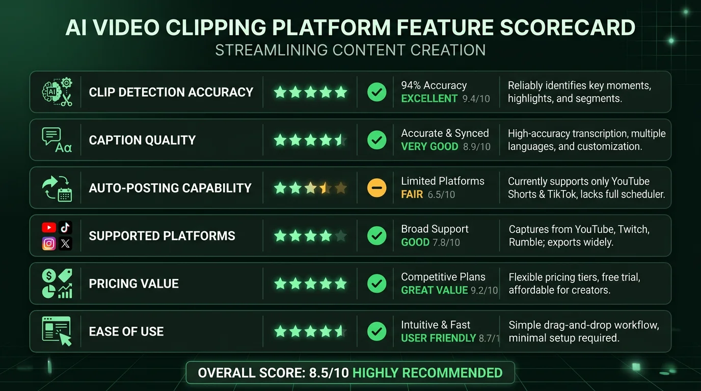 AutoClip Review 2026: Features, Pricing & Better Alternatives - illustration 1