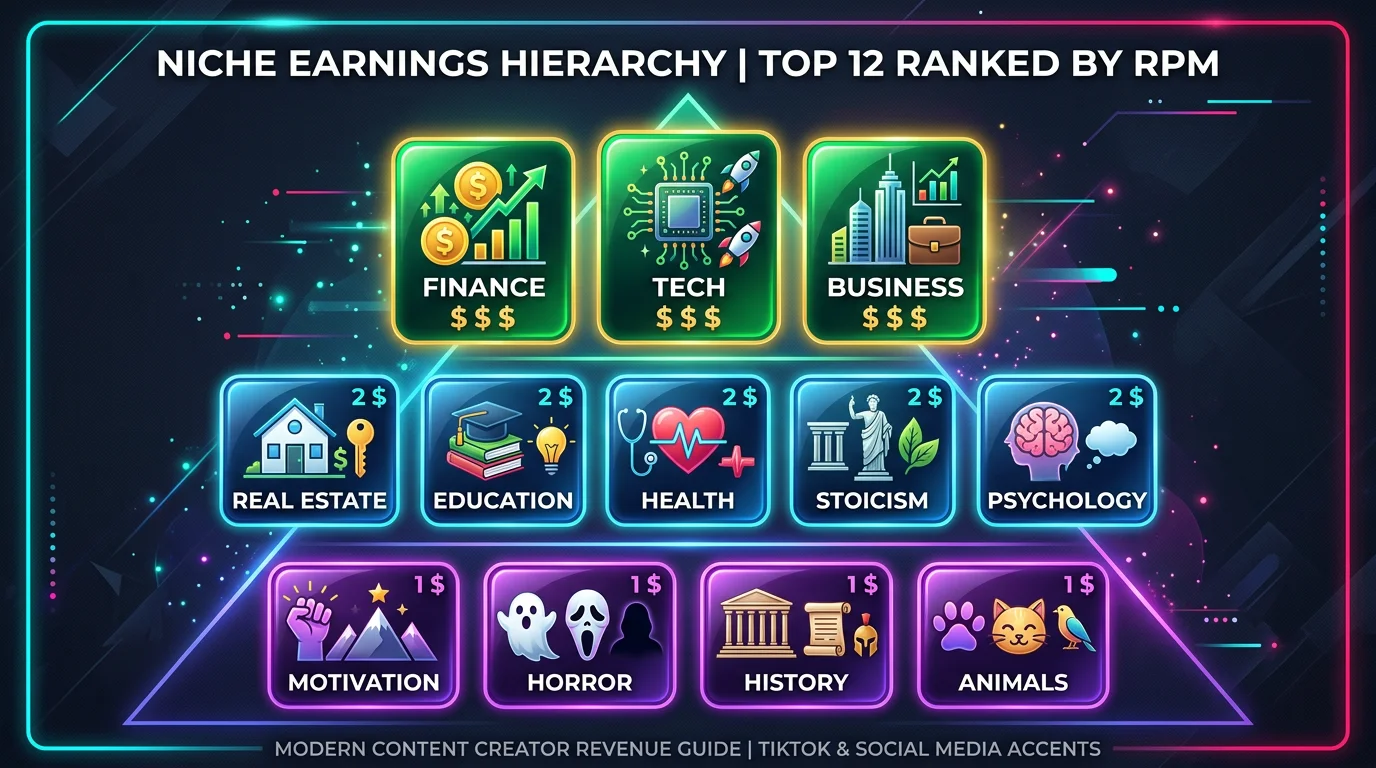 Best Faceless TikTok Niches That Make Money in 2026 (with Earnings Data)