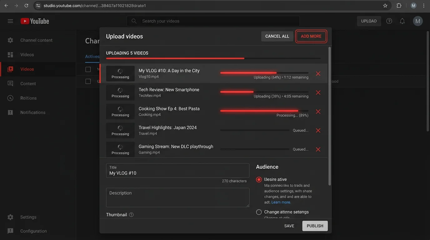 How to Bulk Upload YouTube Shorts: Complete 2026 Guide