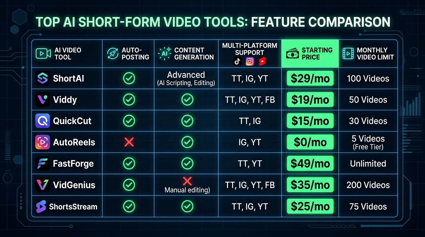 7 Best Crayo Alternatives for AI Short-Form Video (2026) - illustration 2