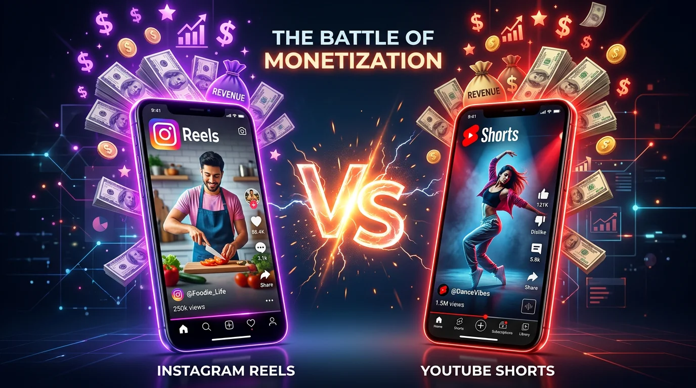 Faceless Reels vs YouTube Shorts: Which Pays More in 2026?