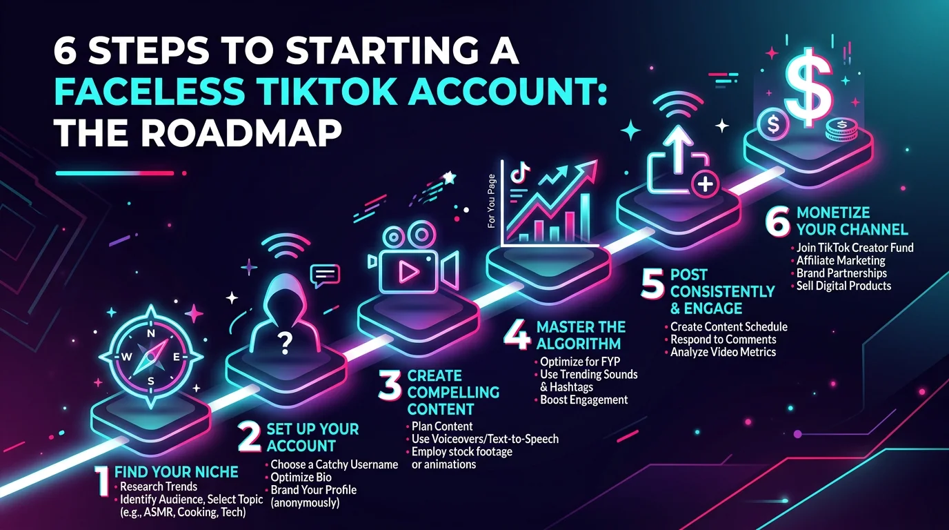 How to Start a Faceless TikTok Account: The Complete Guide (2026)