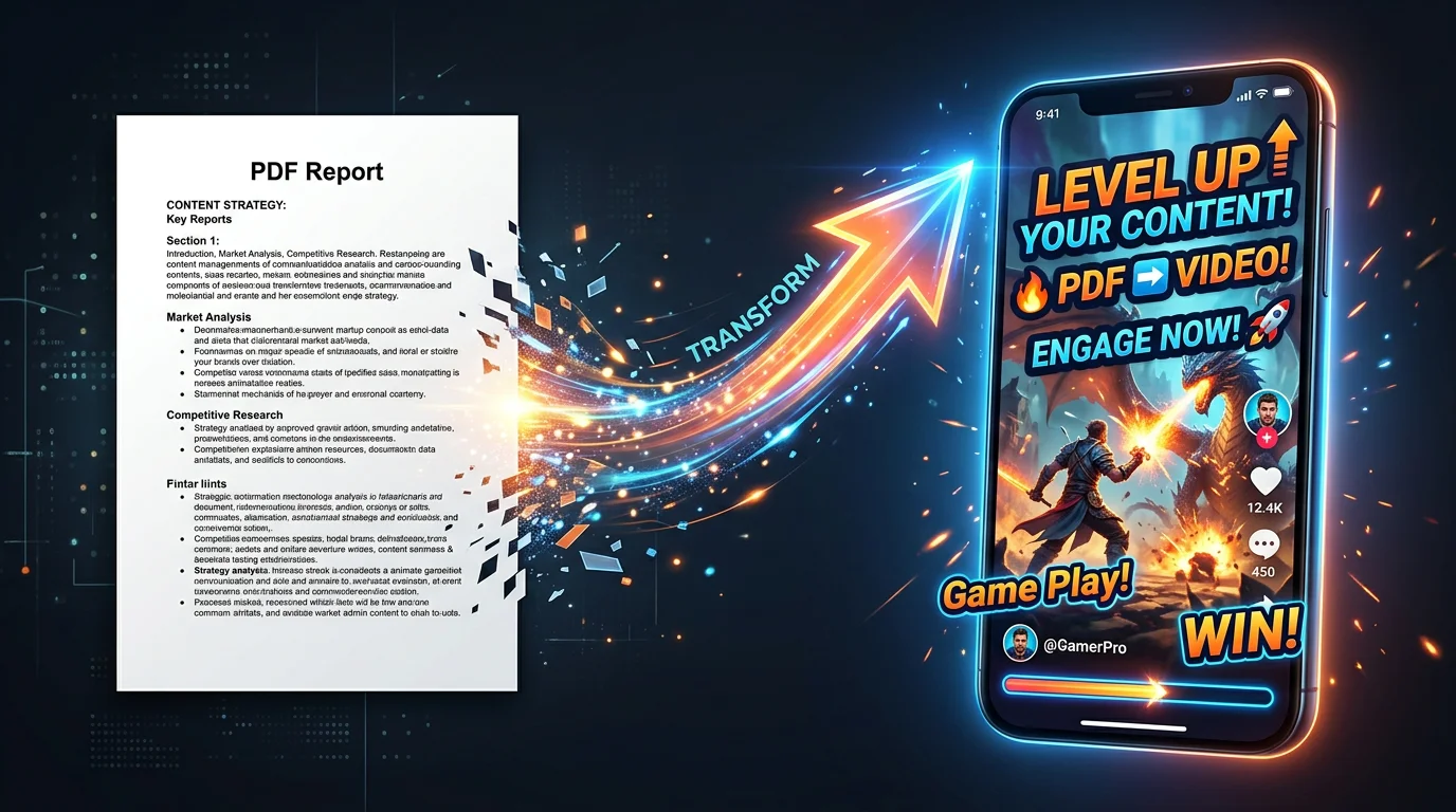 PDF to Brainrot: How to Turn Any Document Into a Viral Video (2026)