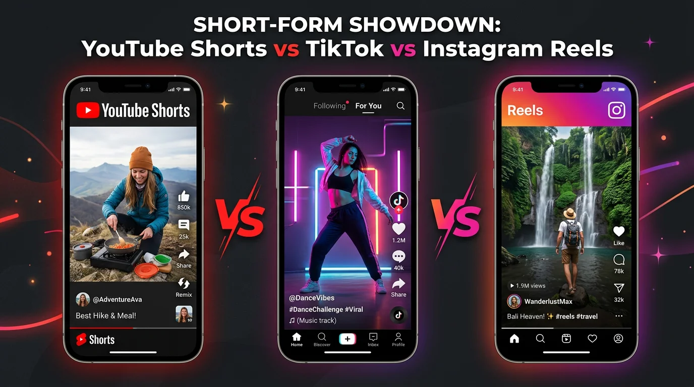YouTube Shorts vs TikTok vs Instagram Reels: Which Platform Wins? (2026)