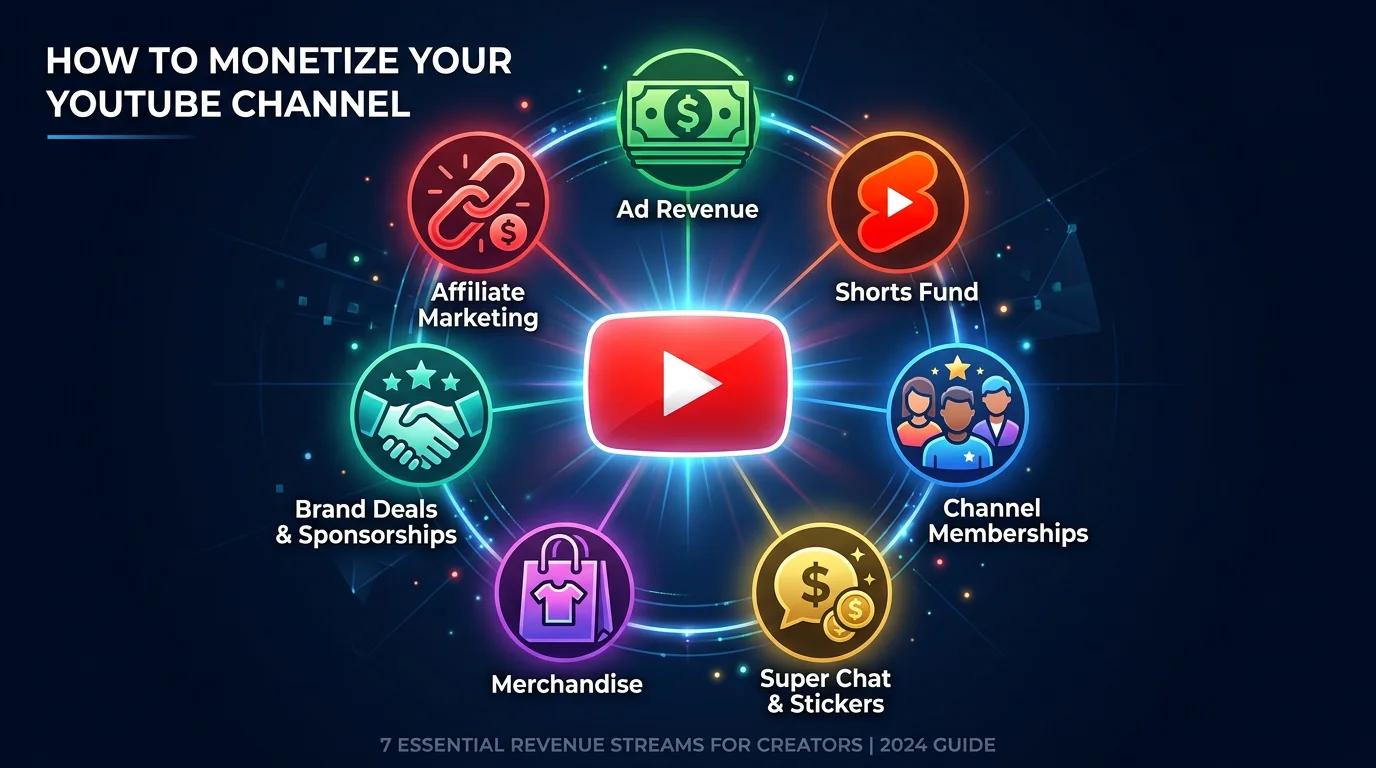 YouTube Monetization in 2026: Complete Guide to Every Revenue Stream