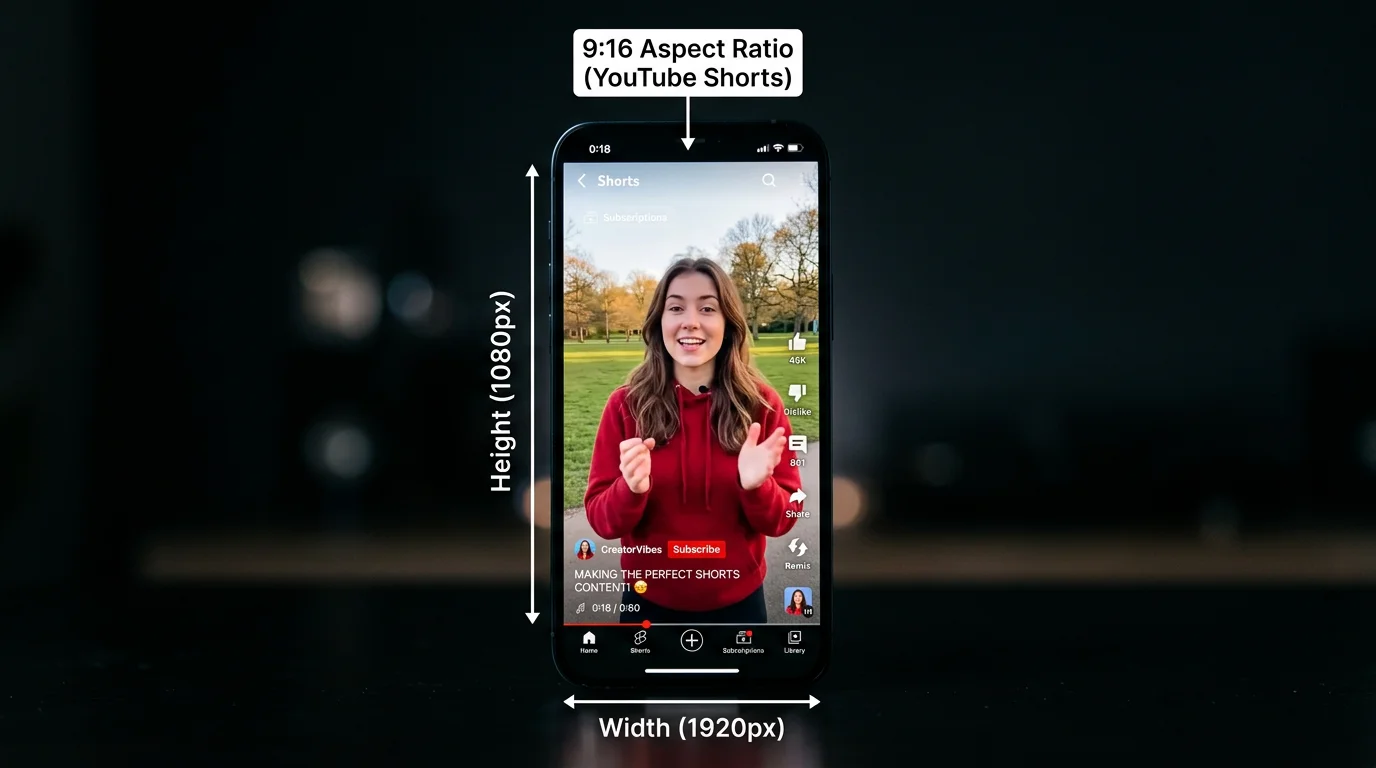 YouTube Shorts Aspect Ratio: Complete 2026 Guide